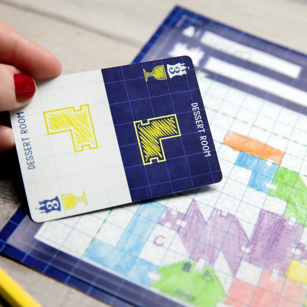 ノイシュヴァンシュタイン城の設計図のカード