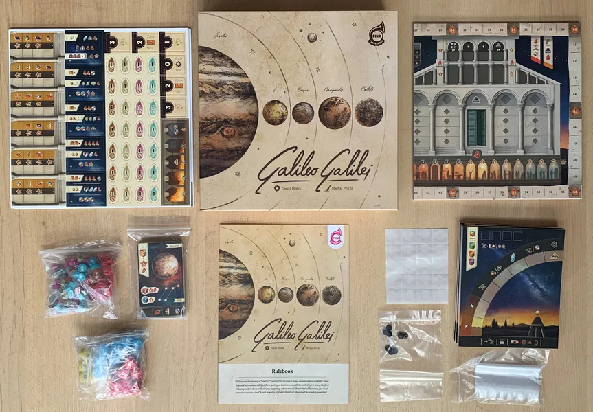 ボードゲームの内容物