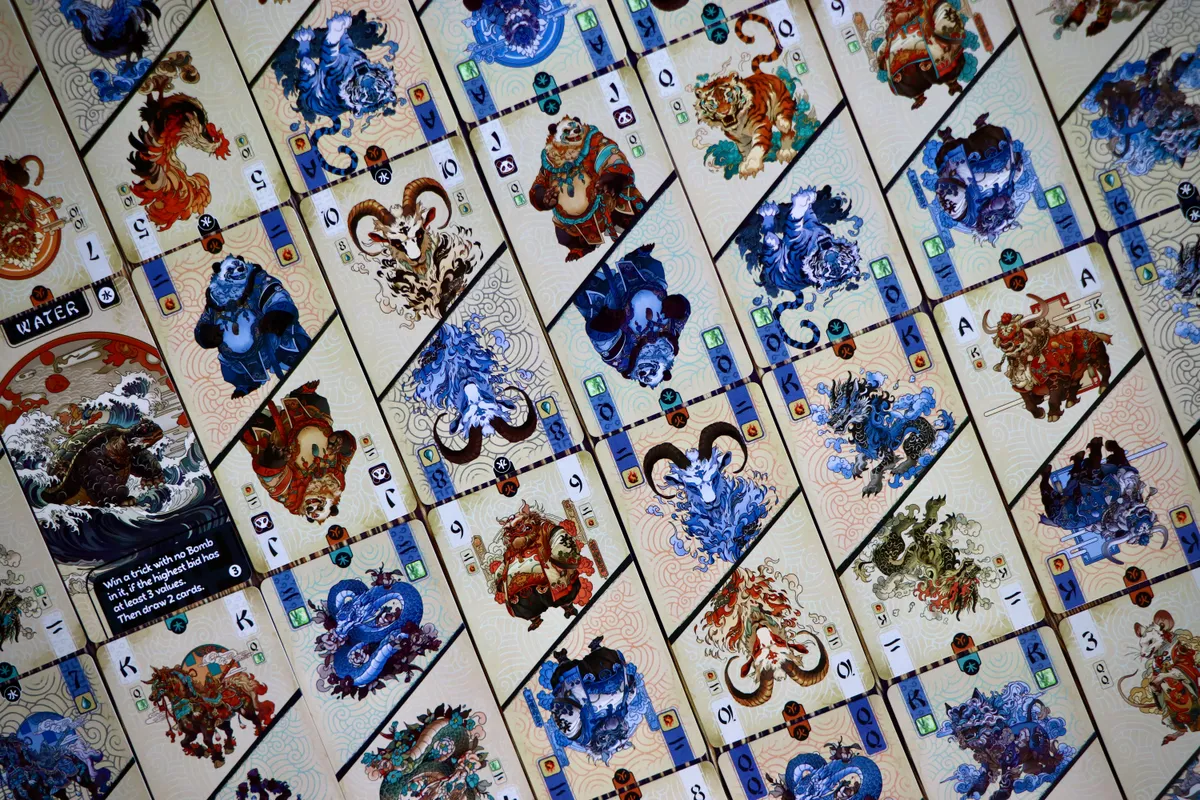 ボードゲームの内容物