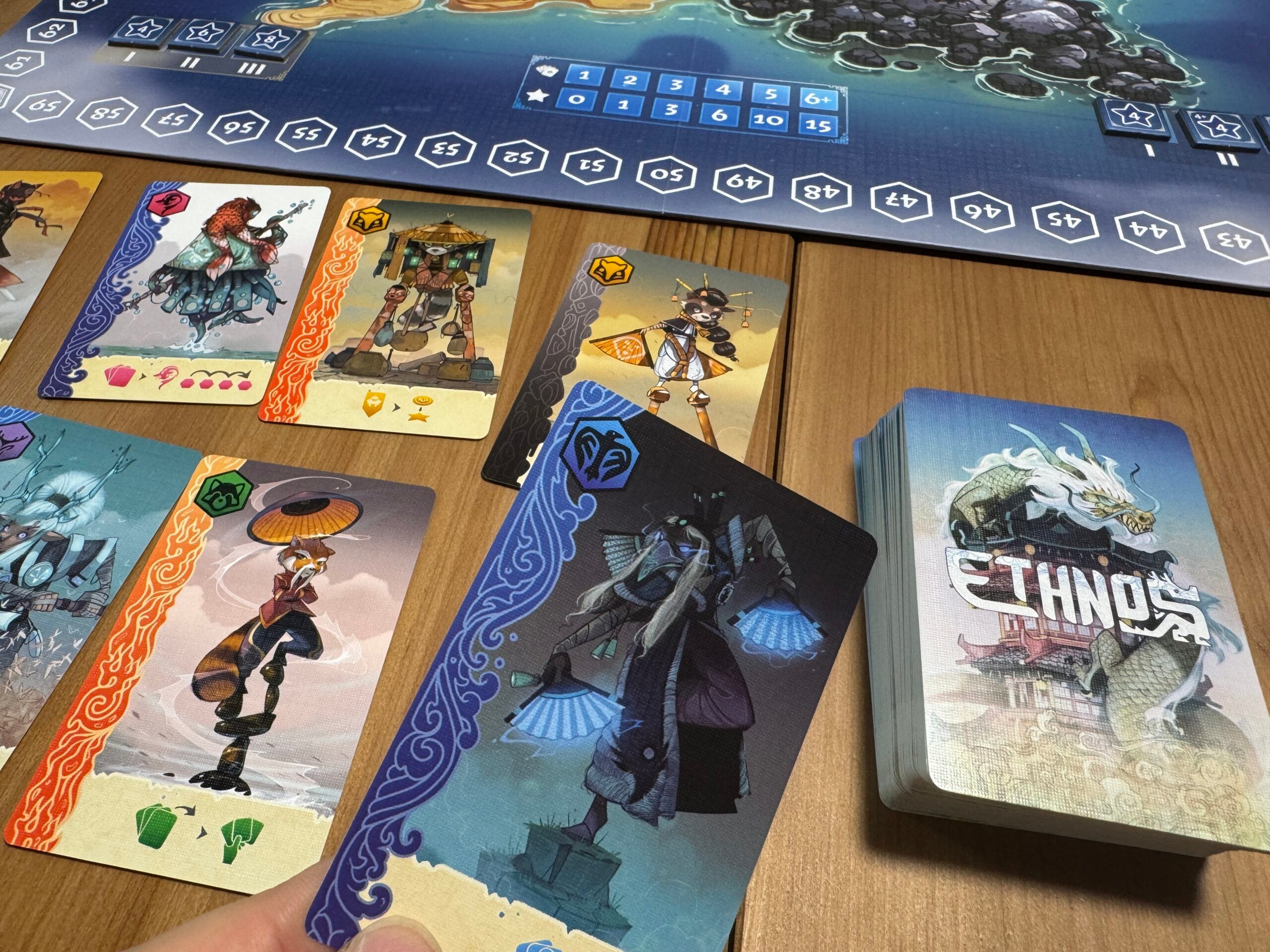 部隊の編成の例：リーダーを選んでパーティーを場に出した場面