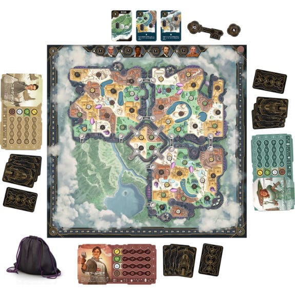 ボードゲーム「スカイライズ」の内容物