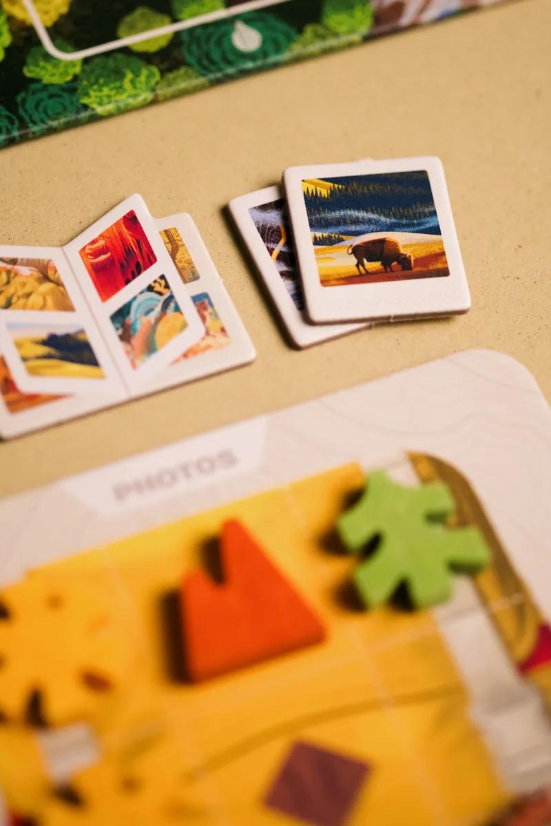 ボードゲーム『パークス』の写真トークン