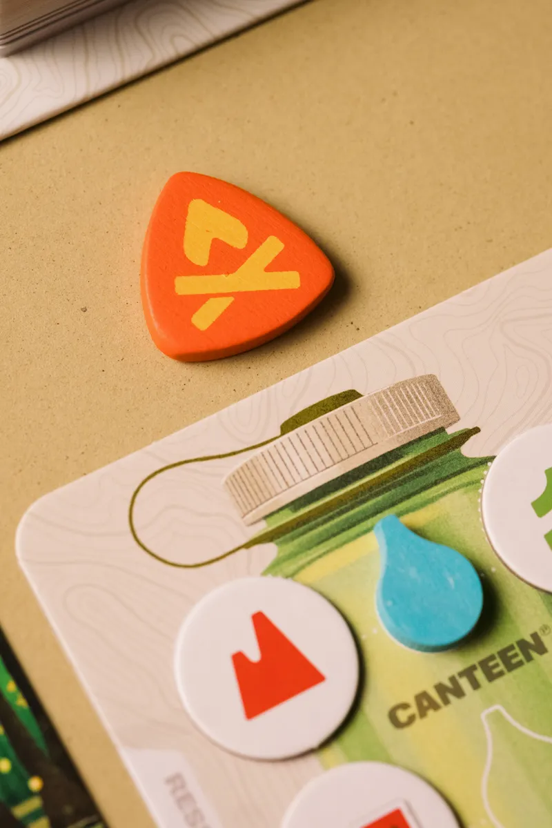 ボードゲーム『パークス』で使用する焚き火（Campfire）トークン