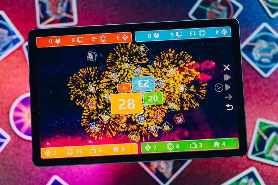 ライトスピード：アリーナの得点計算画面